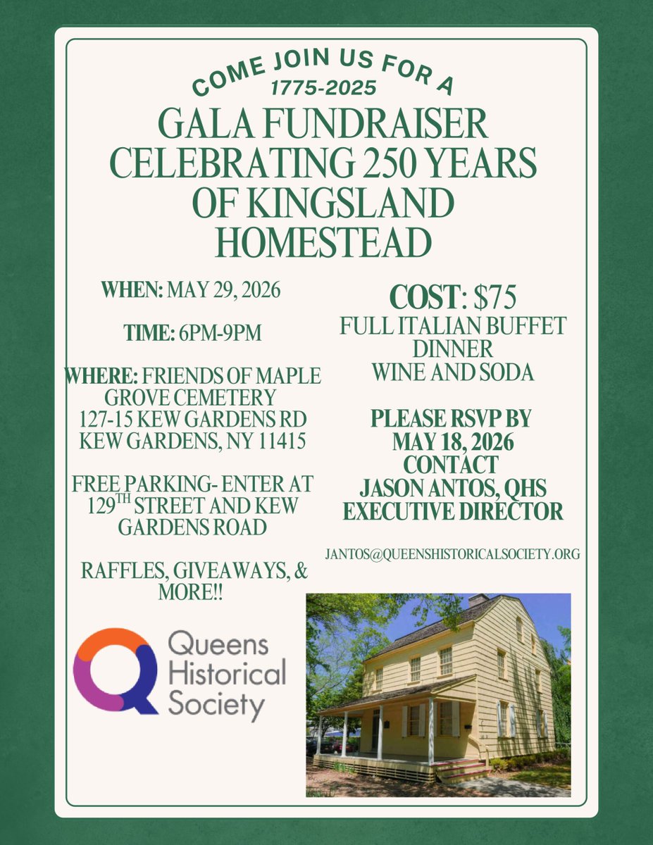 Queens Historical Society tweet media