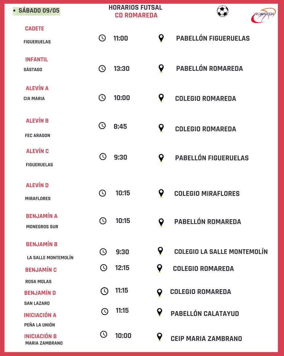 CDRomareda's tweet photo. ⚽⚽
Horarios para este fin de semana
Suerte a todos
👏👏 https://t.co/sYAA0zDOOC