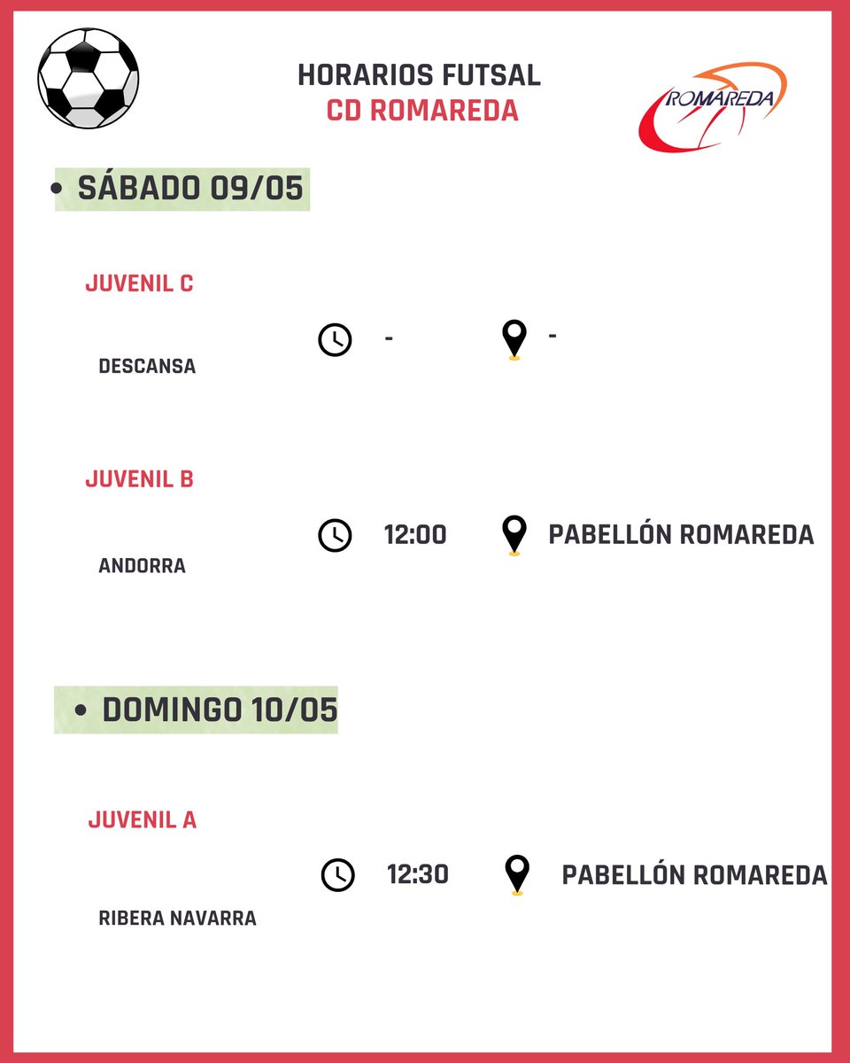 CDRomareda's tweet photo. ⚽⚽
Horarios para este fin de semana
Suerte a todos
👏👏 https://t.co/sYAA0zDOOC