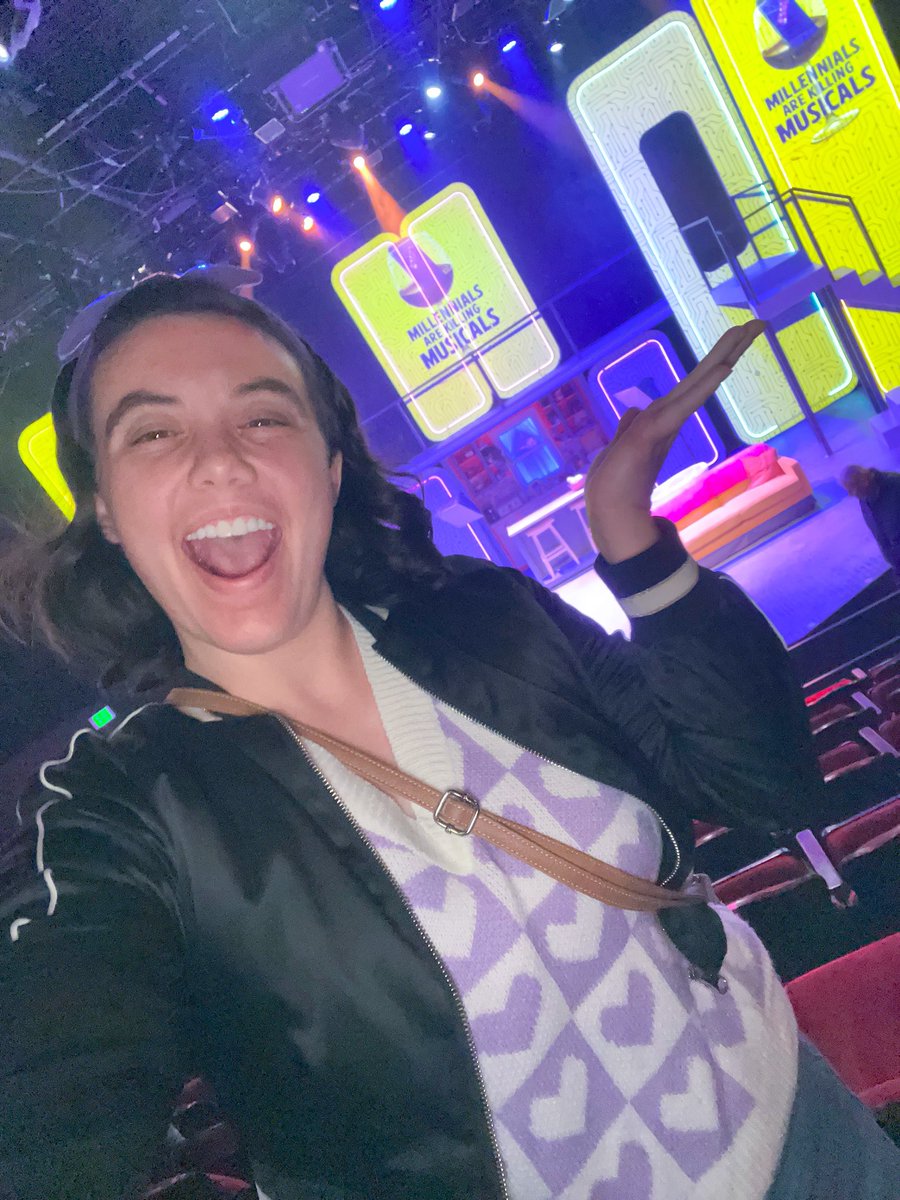 BeccaBTalksTV's tweet photo. watching #MillenialsAreKillingMusicals felt like opening a time capsule from the Rockwell days (iykyk)🥹🎭

endlessly proud to watch these folks bring a new musical to life in Burbank at @ColonyTheatre! https://t.co/E5fverA71c https://t.co/tRVZSwlE5Z
