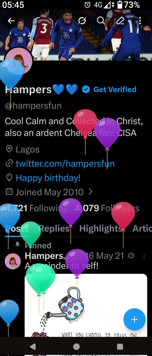 hampersfun's tweet photo. Happy birthday Olufunso https://t.co/Bdaf0u8SzY