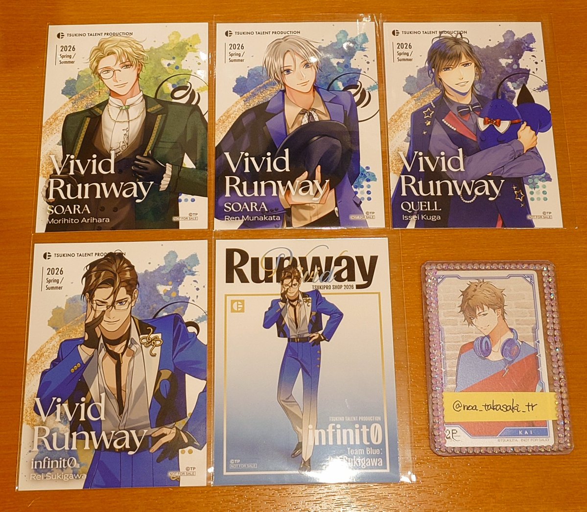 交換】ツキショ ビビラン Vivid Runway ツキウタ。 特典 アップ 全身