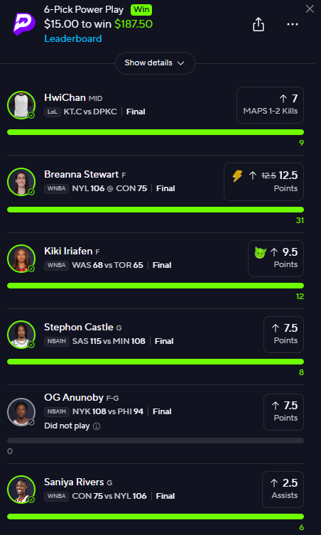 BanesquadEsport's tweet photo. Real People✅
Real Results✅
Daily Cash✅

🔥Our Mods are CASHING out and SWEEPING 🧹🧹🧹on WNBA first day back! Esports, NBA, WNBA, no matter WHAT prop, the Banesquad Esports Community will cash you out!🔥

🟣JOIN TODAY🟣
https://t.co/EJyH1Tnbrz

#Banesquad #Esports #PrizePicks https://t.co/5KElJsyYSn