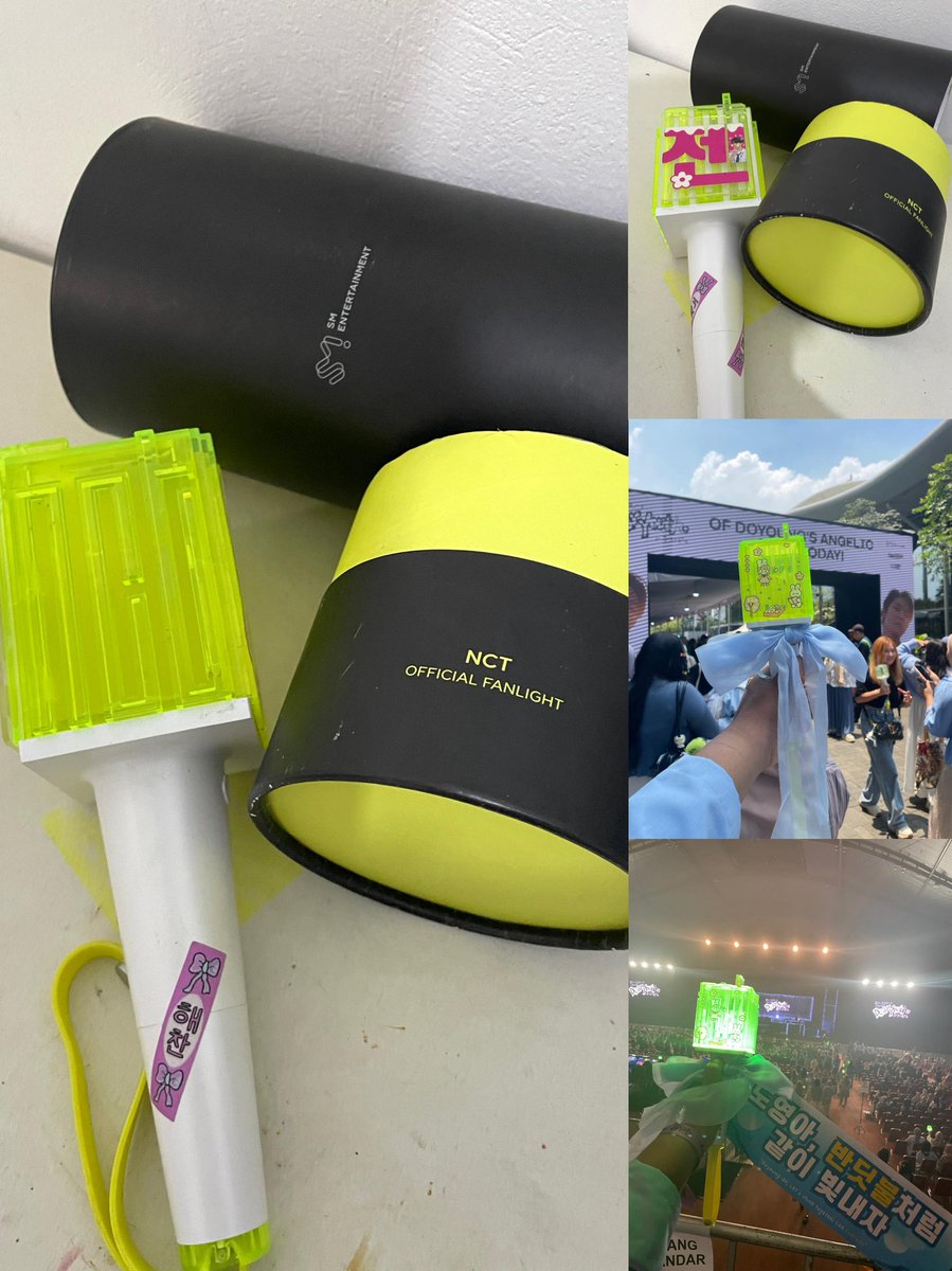 d0oying's tweet photo. WTS PRELOVED LIGHTSTICK NCT VER 1 

ls good condition, box cond seperti di foto (kegores dikit), lights lancar, tombol lancar, baru dipakai 1 kali konser. 

📌 Lampung
💰 400k (bisa nego) https://t.co/LIHjzK4gTy
