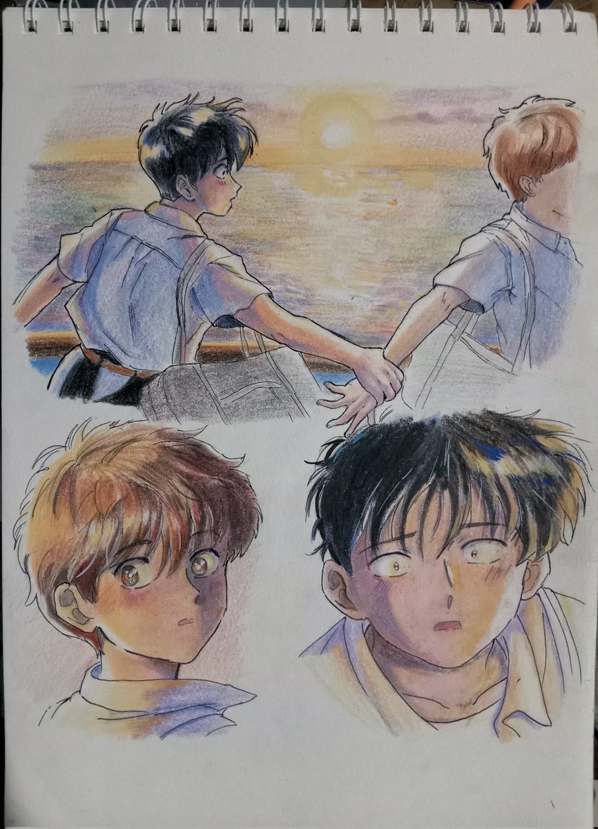 GabsArt3's tweet photo. Me gustó tanto esta escena que la coloree ❤️
#ganbareNakamuraKun #Nakamura #Hirose https://t.co/zPc4KEXkMH