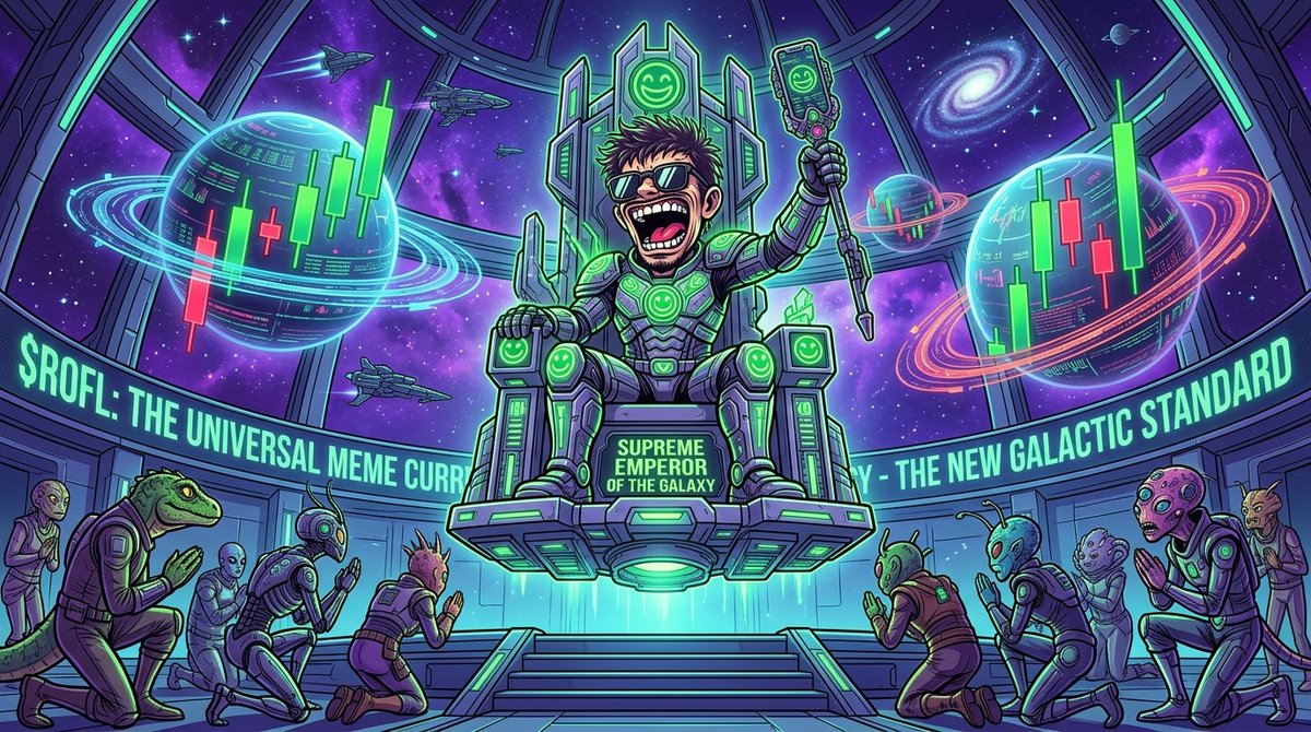 r0fl_face's tweet photo. Supreme Emperor of Memes has entered the galaxy chat. 
All hail $ROFL. 👑🔥 https://t.co/rIi8s85RjD