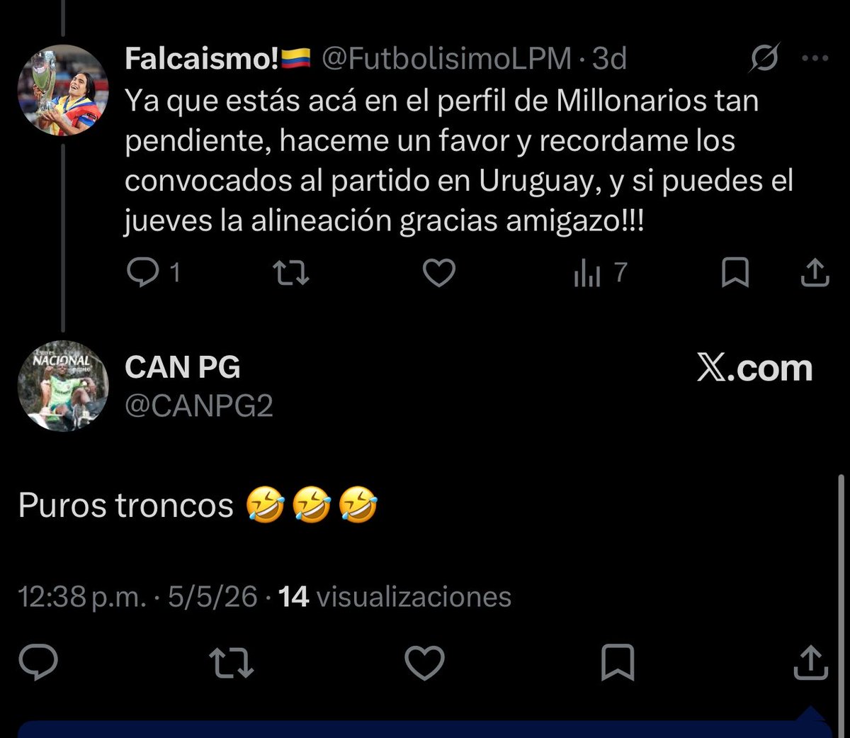 Falcaismo!🇨🇴 tweet media