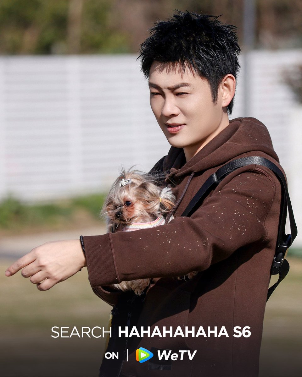 WeTVOfficial's tweet photo. Join them and their dog on this journey. 🦮

😆 #HaHaHaHaHaS6 is streaming now on WeTV.

✨Starring #DengChao #ChenHe #LuHan #FanZhiyi #DongBaoshi #WangMian #LiXiaoran #ChenQiaoen #GaoHanyu #FuHang

#哈哈哈哈哈第6季
#WeTV #WeTVAlwaysMore https://t.co/kgO3mqvjxw