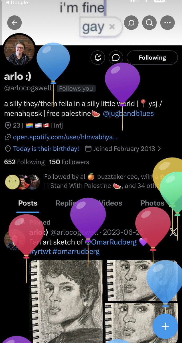 BjarstadSinger's tweet photo. @arlocogswell Balloon day 🥹 https://t.co/QKdYLrcVCK