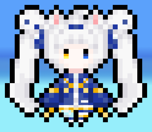 hatoyamamyriad's tweet photo. I made a sprite of CyberFishy for her birthday!! Go wish her a happy and fun one!! #DrawFishy https://t.co/EKWbIvOxJZ