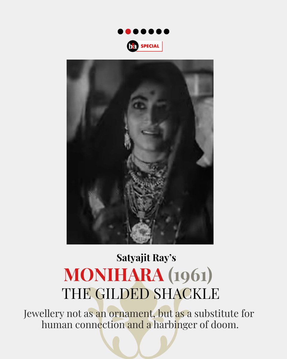 BFABengal's tweet photo. Tagore’s women didn’t just wear clothes — they wore their struggle. From the silent drapes of 'Monihara' to the modern textures of 'Tasher Desh,' we trace how cinema turned costume into character. A BFA special for Tagore's 165th birth anniversary.Full feature on YT #Tagore #BFA https://t.co/GHVeWH8tUD