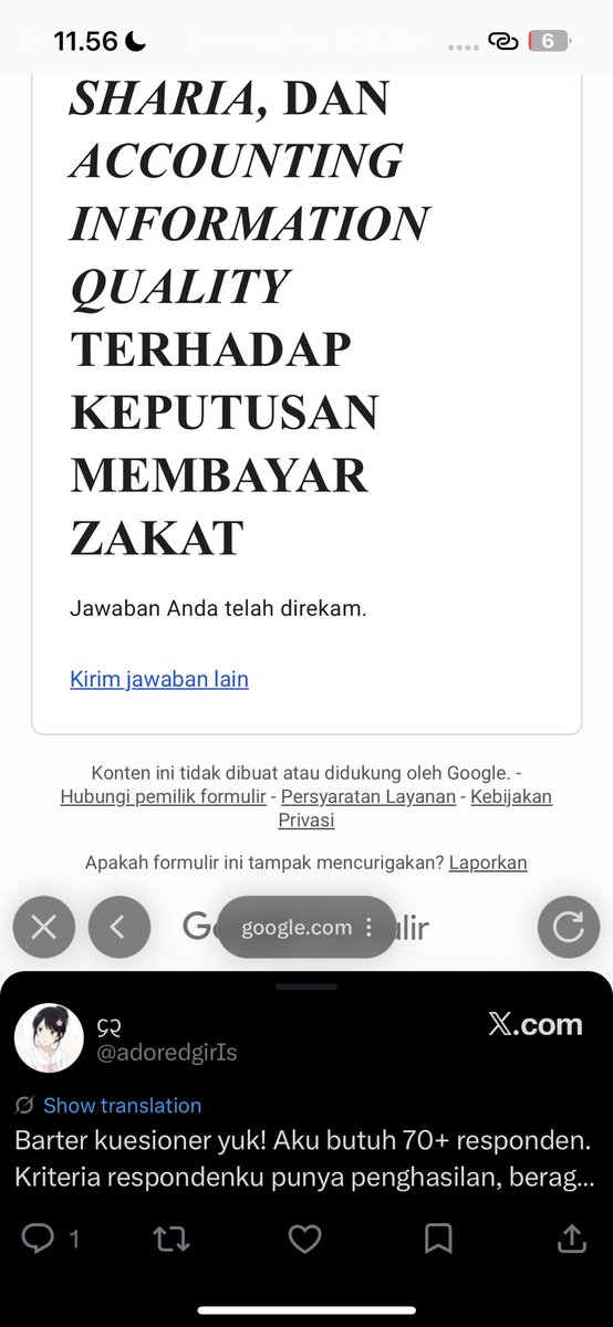 SiLec0's tweet photo. @adoredgirIs Sudah kuisi ya kak https://t.co/WaiuicMDrG