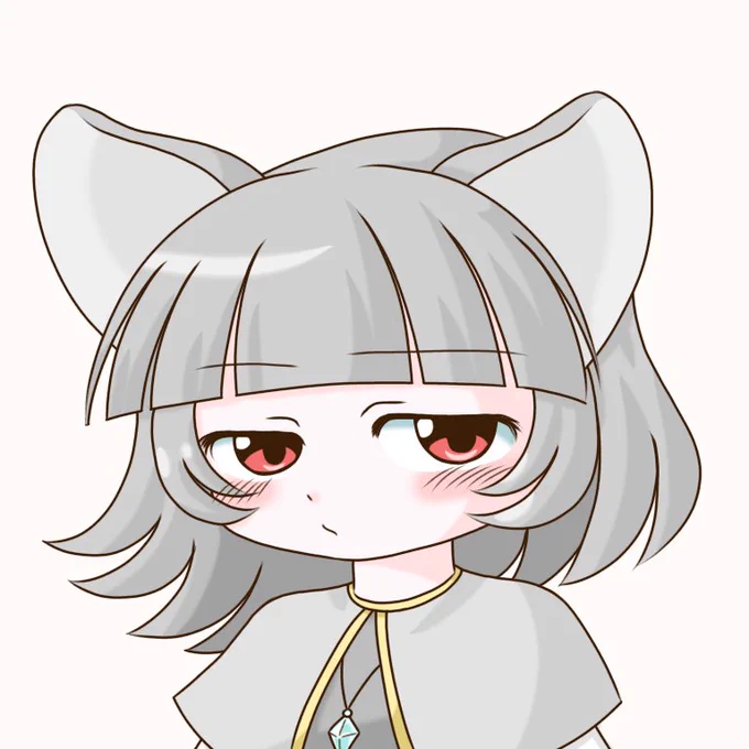 #親指ナズーリンチャレンジ 「いつも人差し指で描いてるから親指でも大丈夫だろ」 ︙ 「むっず!」 丁寧に描きました