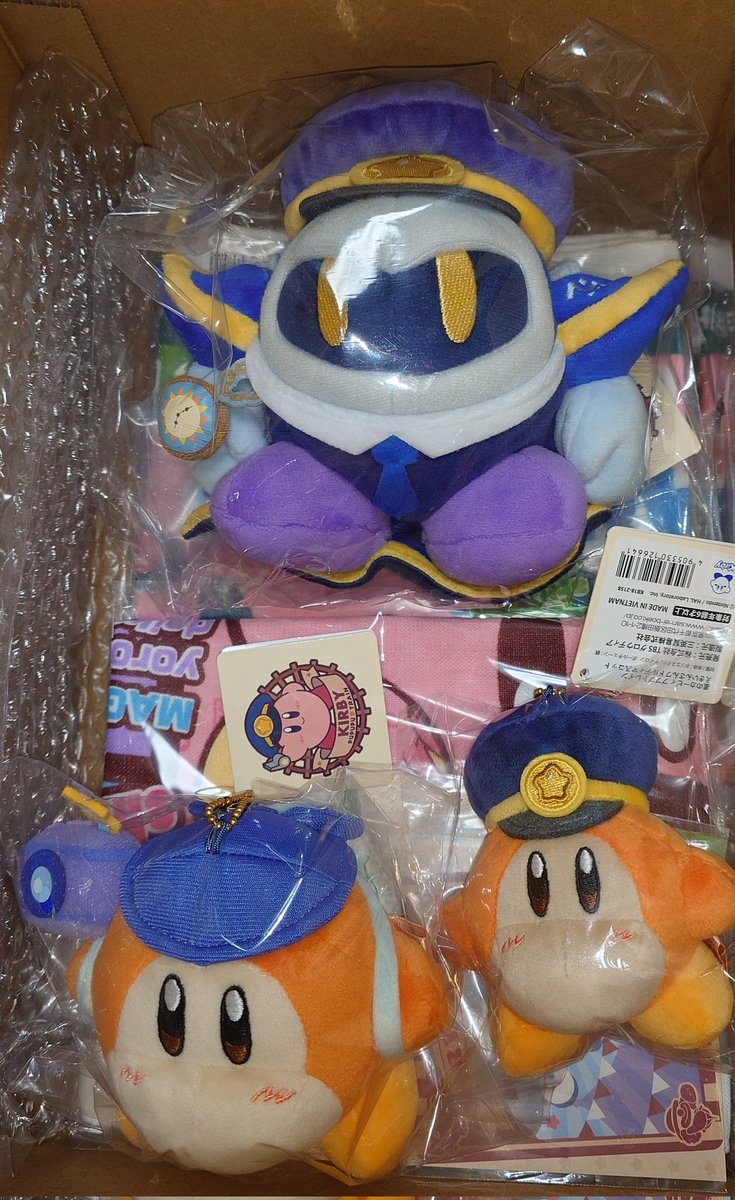 プププトレイン届いた〜 念願のえきちょうさんメタナイト💕 特典のミニ