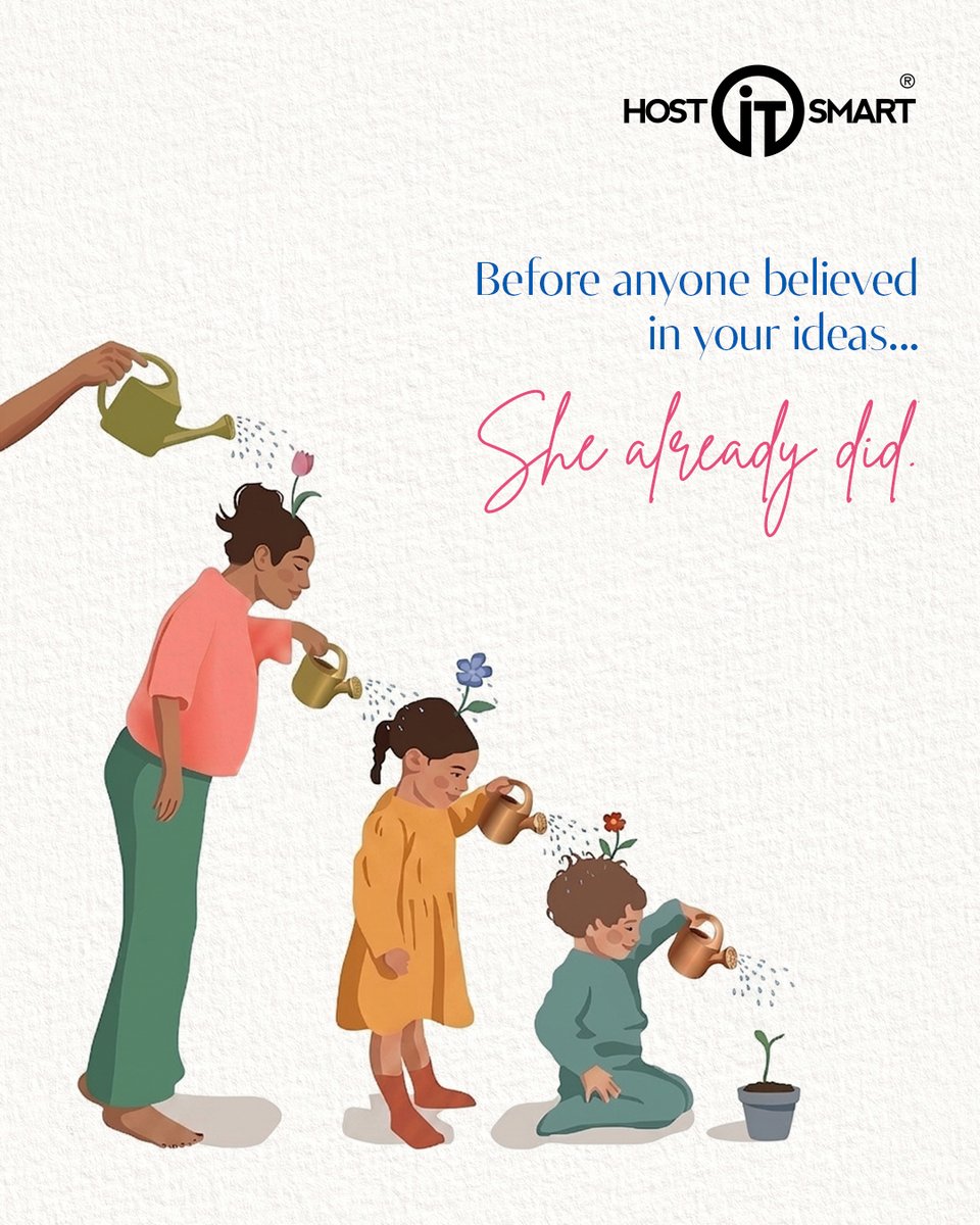hostitsmart's tweet photo. Mothers don’t just raise children.

They raise confidence, courage, and the belief that “you can do it.”

Happy Mother’s Day to the first supporter every dreamer ever had. ❤️

#HappyMothersDay #MothersDay2026 #mother    #HostITSmart https://t.co/cC1FWYHMw4