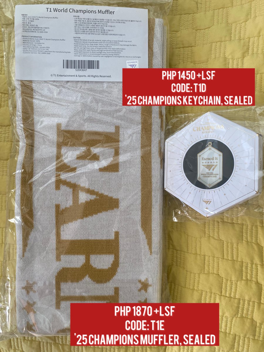 springfallph's tweet photo. WTS/LFB T1 ONHAND ITEMS

See photo for prices

DOP: Full payo if new buyer; Half dp accepted if existing buyer or w/ combined order

Format: Reply Mine + Code

*First to mine basis
*have 1 stock per item
*will move to next miner if no payment sent after I confirm the slot https://t.co/jPcUDDkx0g