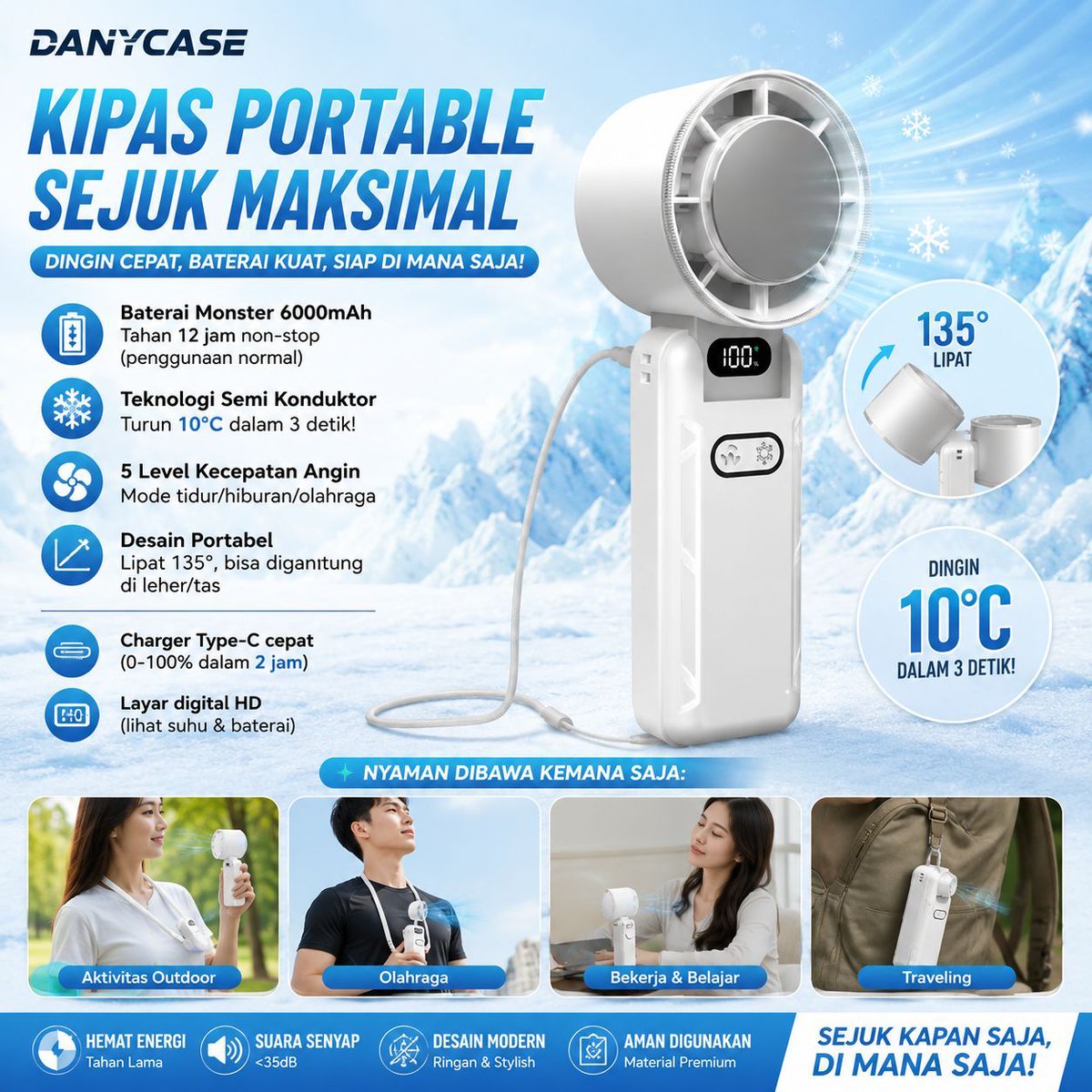 novarkaid's tweet photo. Kipas portable cuma angin kencang doang gak ngaruh? 😩
Semi konduktor turun suhu 10°C! Sumpah beda, amankan sekarang!
https://t.co/TnqOsf6FlT

#KipasSuperDingin #AntiGerah #PortableGadget #AntiRibet #KipasPortable https://t.co/0rKh55ps6d