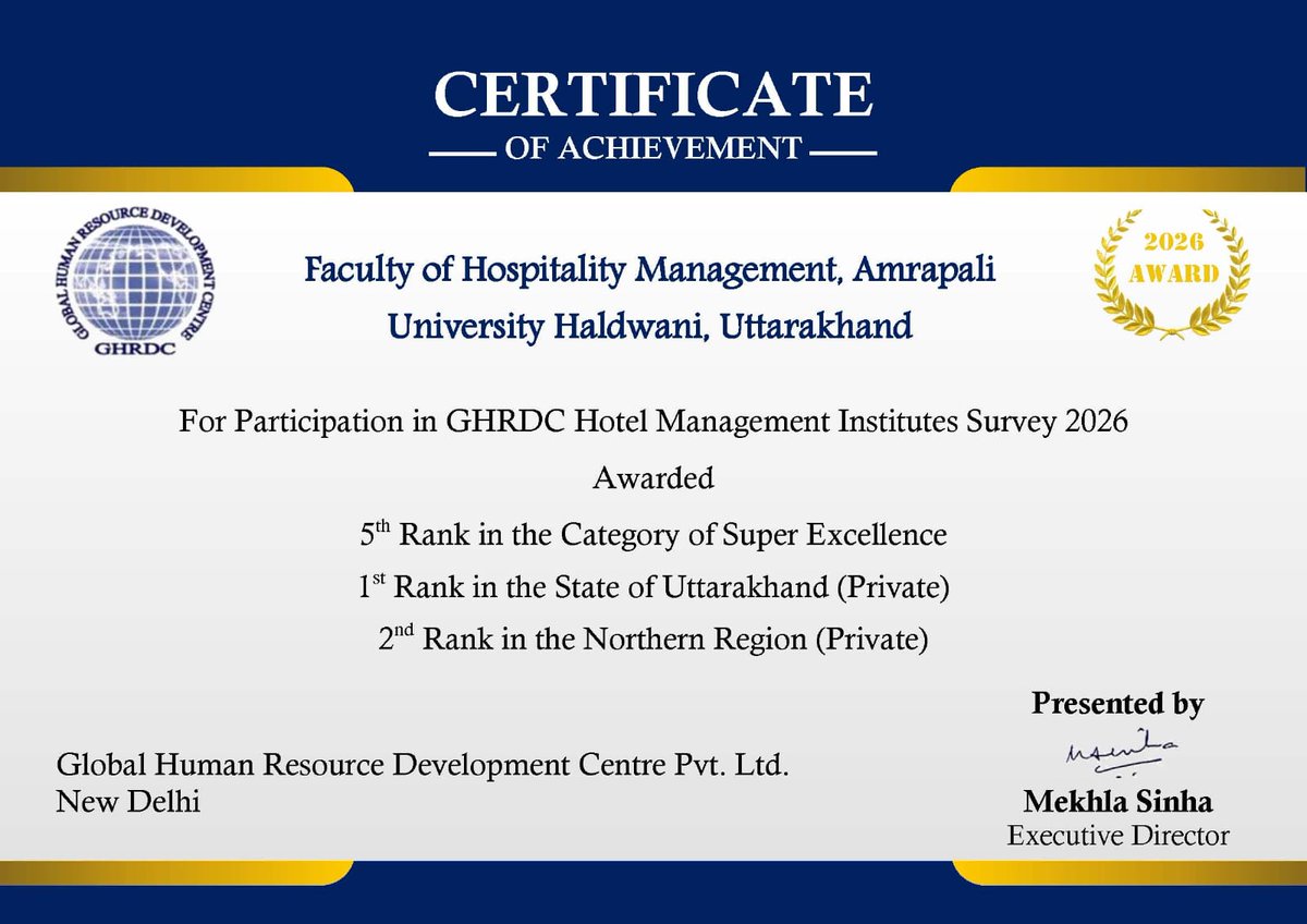 Amrapali University Haldwani tweet media