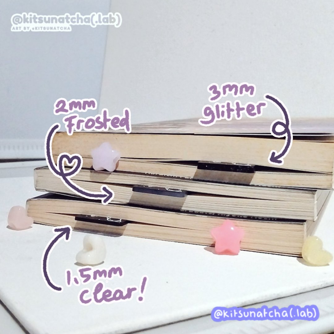 Acrylic bookmark! - Seri Adek Hewan

12x2,5cm with various type of acrylic and thickness,
- Clear acrylic (1,5mm)
- Frosted acrylic (2mm)
- Glitter acrylic (3mm)

Get your bayik bookmark at Nat.lab #cf22