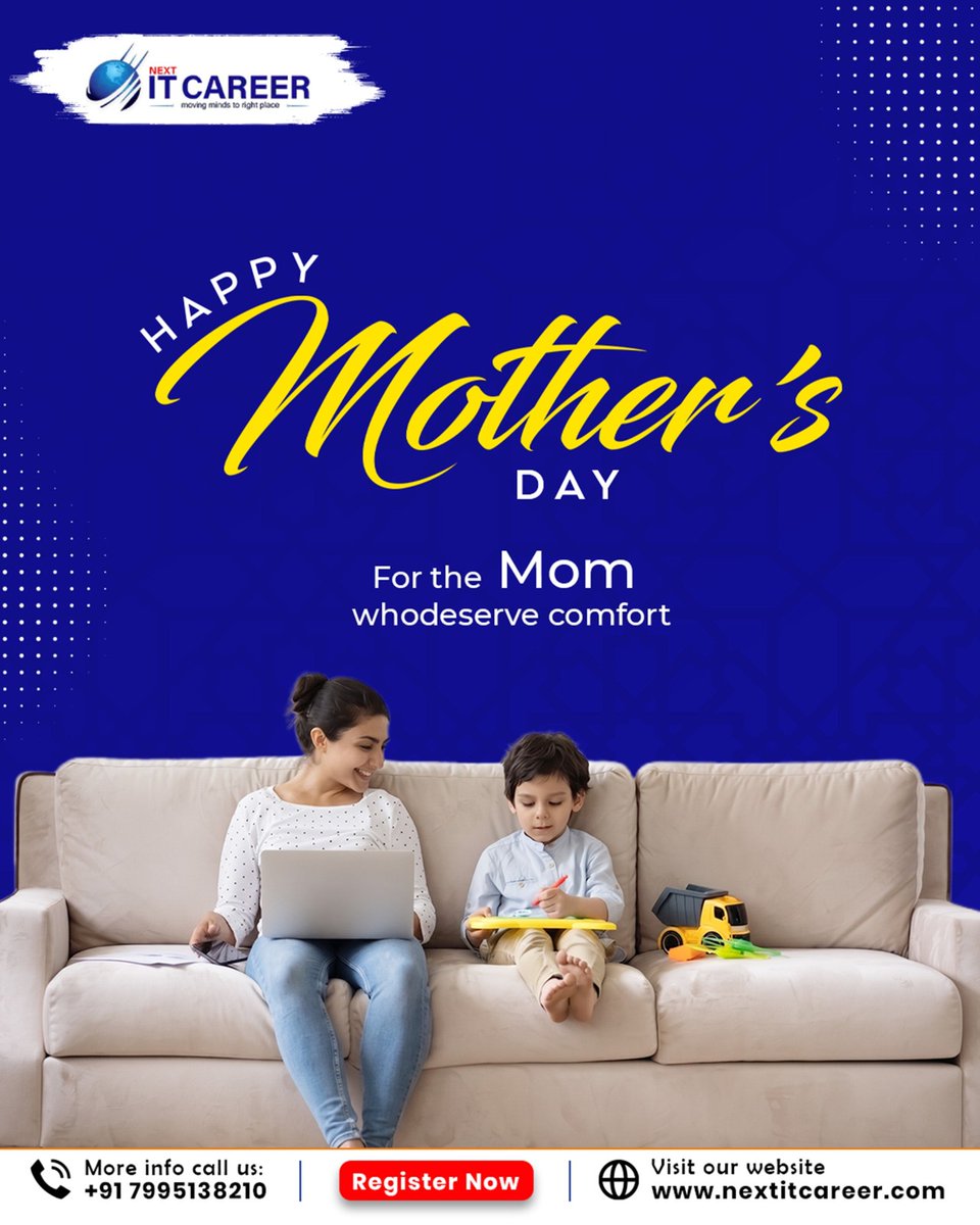 NextITCareerr's tweet photo. 💙 Happy Mother’s Day! 💙

To every mom who balances family, dreams, responsibilities, and endless love today we celebrate YOU. 🌸

#HappyMothersDay #MothersDay #MomLove #BestMom #Motherhood #FamilyLove #MothersDay2026 #SuperMom #WorkingMom #MothersSupport #LoveYouMom https://t.co/dbjKGsaCNb