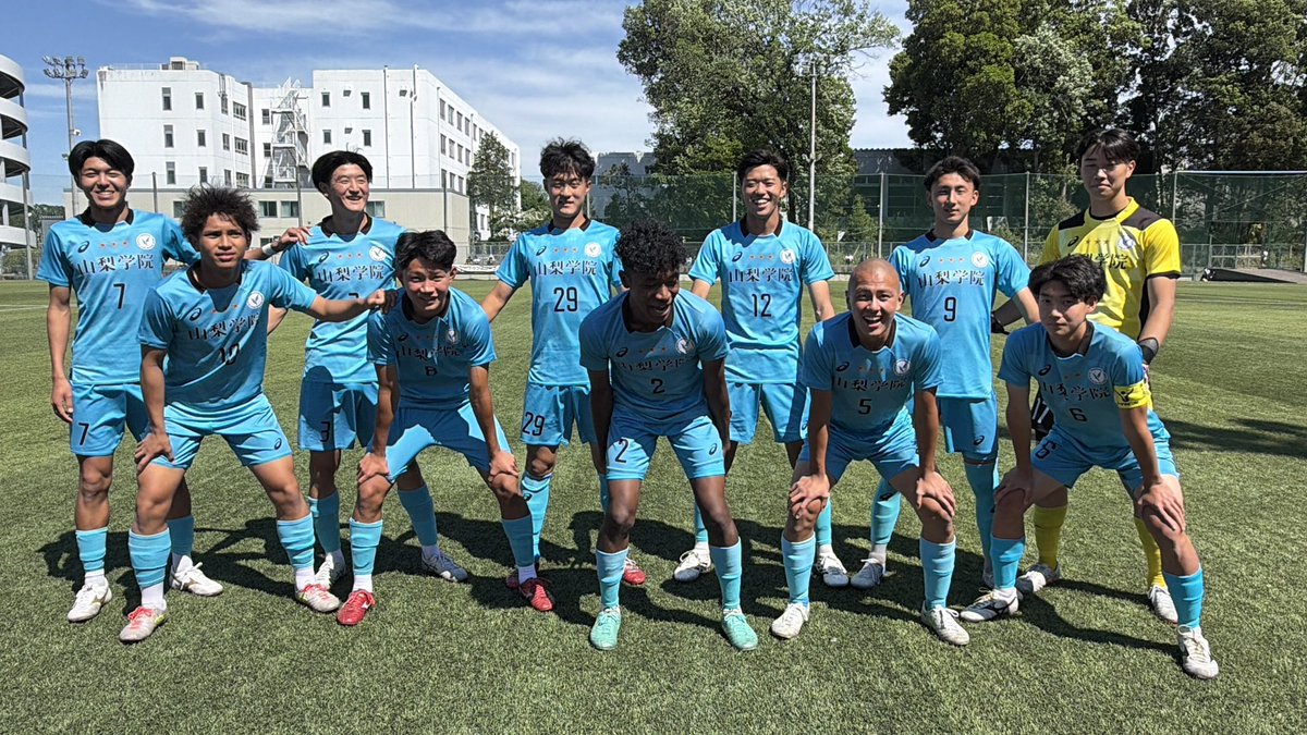 関東プリンスリーグ1部 5/9(土) 山梨学院vs流通経済 14:00kickoff‼️
