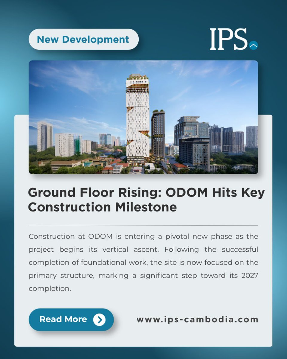 Ground Floor Rising: ODOM Hits Key Construction Milestone in April 2026🏠

Construction at ODOM is entering a pivotal new phase as the project begins its vertical ascent. Following the successful completion of foundational work, the site is now focused on the primary structure,