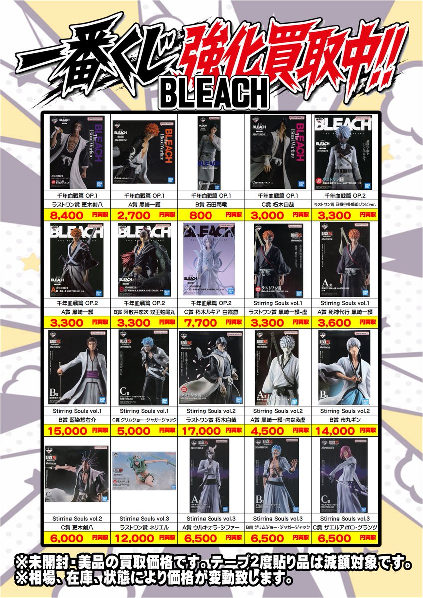🔥玩具部門買取情報🔥 一番くじ買取告知第1弾 『チェンソーマン