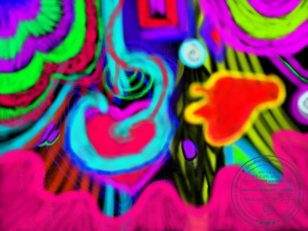 簡単 #抽象画 #illustration