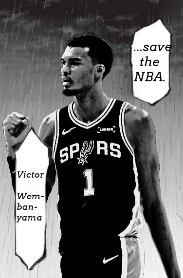 Its_Aej's tweet photo. Wemby, save the league from OKC. #gospursgo https://t.co/a3nsOfh3EH