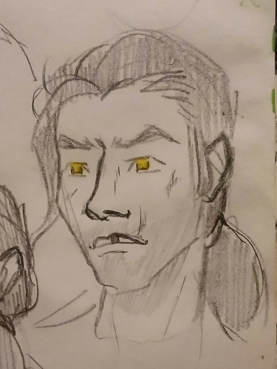 JustSomeArtt's tweet photo. Some old flambae sketches whem i was still trying to figures out his face (still am tbh)
#flambae #dispatch #disparchfanart https://t.co/BaW54X5KZo