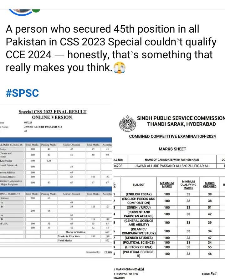 malhi_jaipal's tweet photo. Merit is dead in Sindh.
#SPSC
#RejectCCE2024Results https://t.co/9vqAYMWyiQ