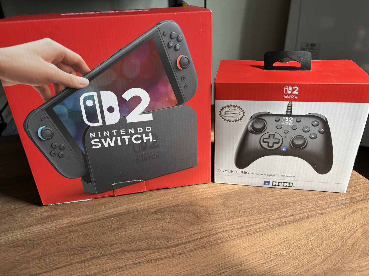 nemui3125's tweet photo. Switch2買った
あとプロコン勢に移行する予定 https://t.co/MGvgEQfILG