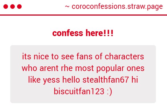 Coroika Confessions tweet media