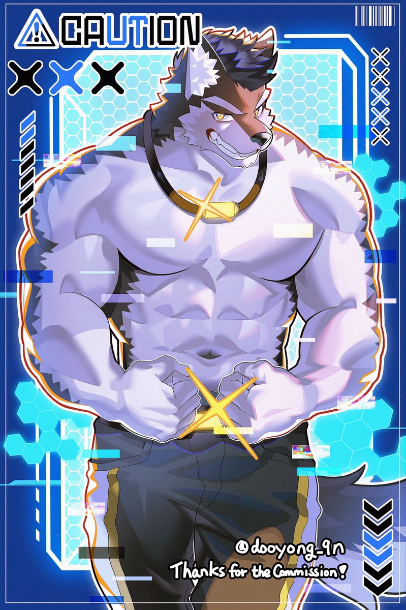 cyberpunk_wolf0 Thanks for the commission!⚡️🐺🌃