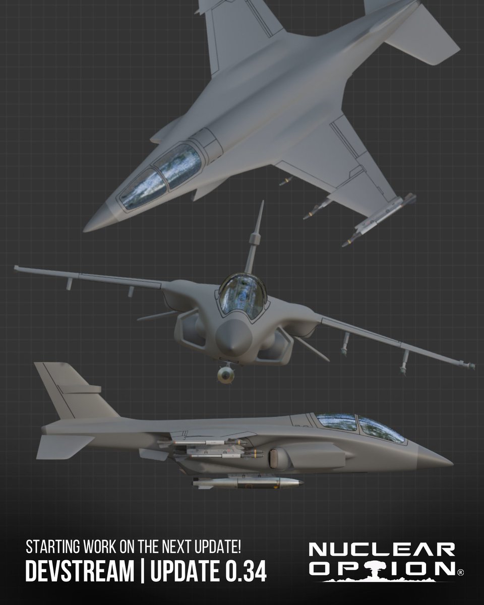 nuclearoptionvg's tweet photo. Tune in Monday, May 11th to see what's coming to the game next, including the all new aircraft!

Join us on Twitch: https://t.co/P7eHkyHu18

PDT: 2:00 PM
MDT: 3:00 PM
CDT: 4:00 PM
EDT: 5:00 PM
UTC: 9:00 PM
CEST: 11:00 PM
AEST: 7:00 AM (May 12)

#Devstream #NuclearOption #NuclearOptionGame #ShockfrontStudios #CombatFlightSimulator #FlightSimulator #Nukes
