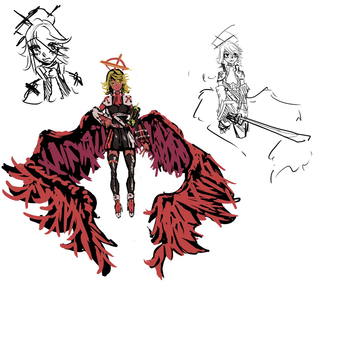 loopsofruina's tweet photo. 1 Character Design Every day Challenge

Day 1 + 2 
#characterdesign
#artchallenge https://t.co/sdmJ667ADS