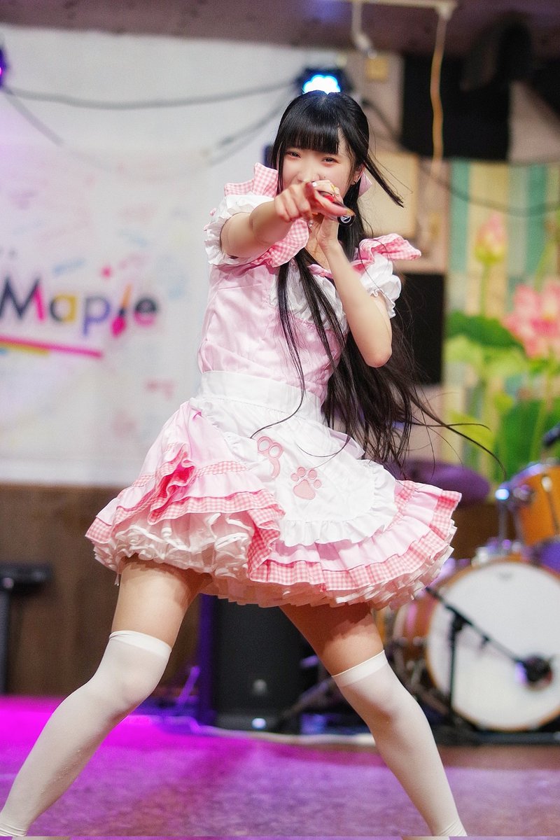 Hata_5810's tweet photo. 2026.5.5 もねぽぽcafe～Marble-Maple 聖彩天萌音～②

#もねぽぽcafe  #コンビツー
#静岡アイドル #MarbleMaple #マーブルメイプル #聖彩天萌音 #あもね
#ライブ写真 https://t.co/BKqVIMV5cH