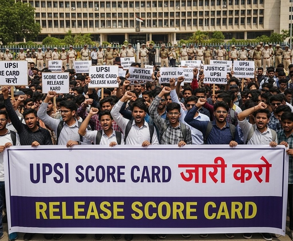 UPSI 2025 अभ्यर्थी अभी भी अपने Raw Score और Normalization को लेकर असमंजस में हैं। Final Answer Key के बाद छात्रों को अपने वास्तविक अंक जानने का पूरा अधिकार है।

Score Card जारी न होने से लाखों अभ्यर्थियों में भ्रम और मानसिक दबाव बढ़ रहा है। आयोग से अनुरोध है कि जल्द से जल्द UPSI