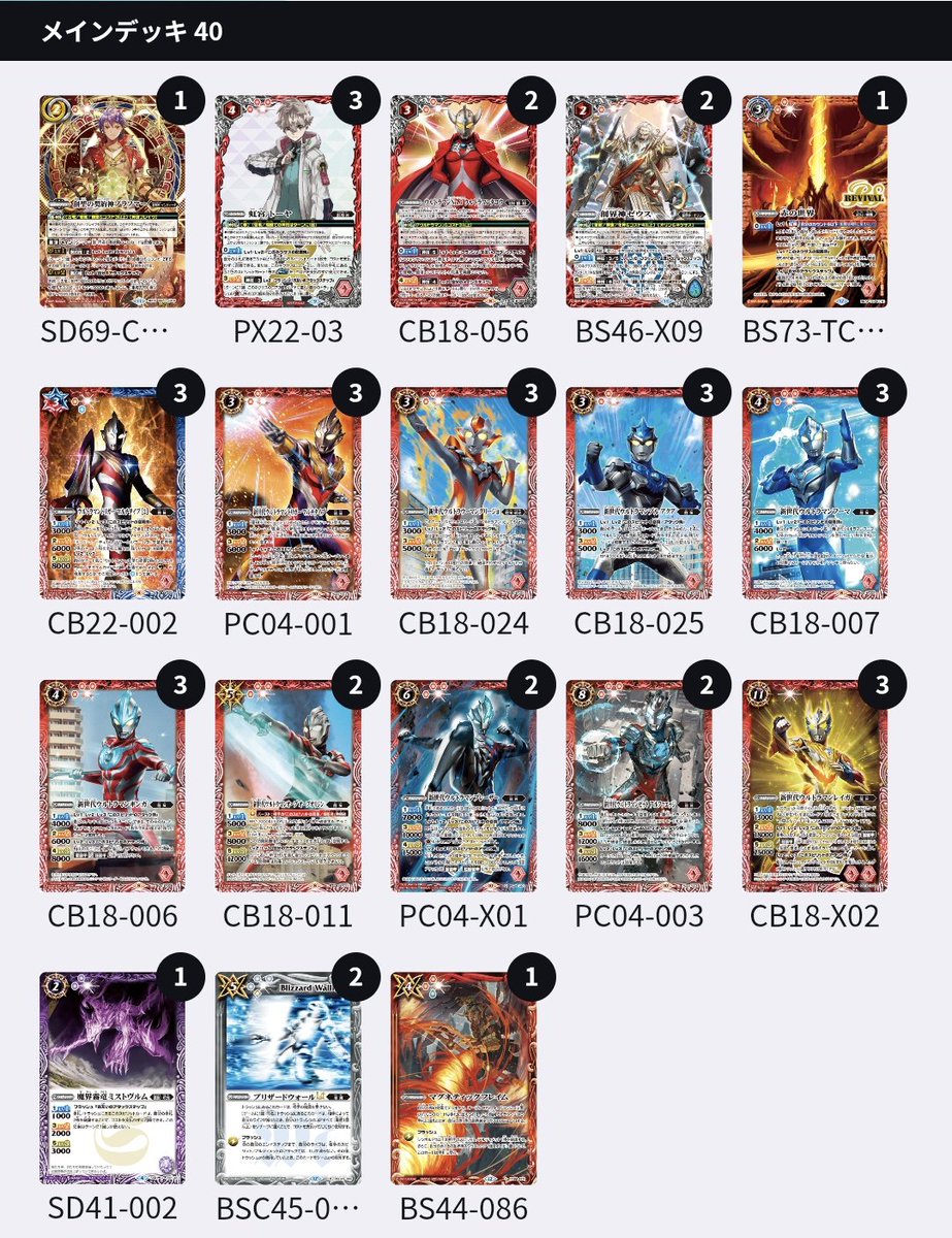 バトスピ夢デッキアーカイブ 【通常環境 