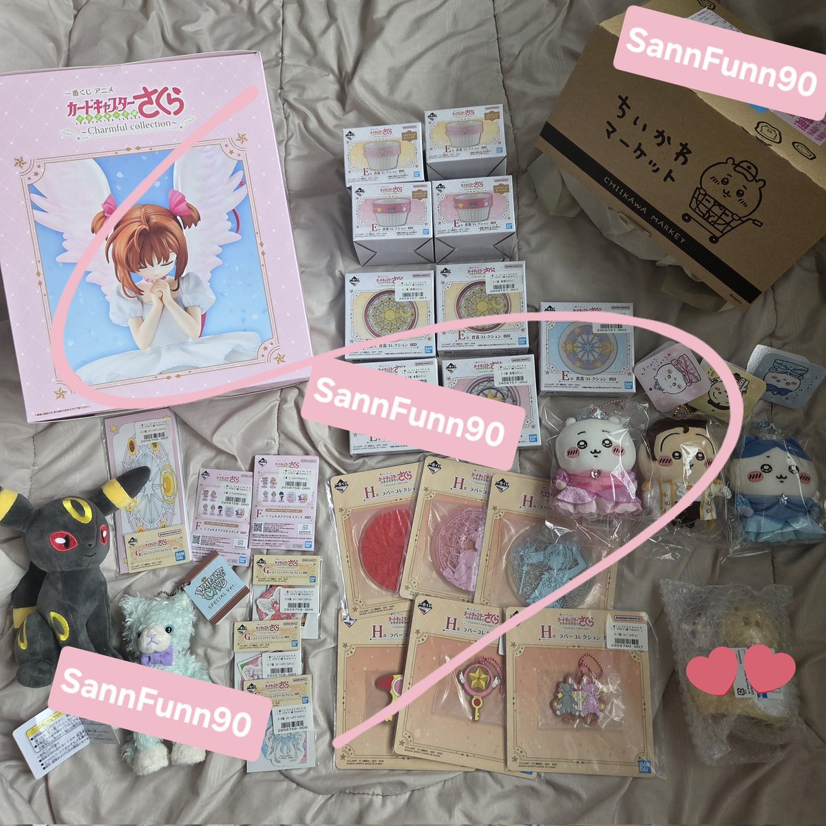 sannfunn90's tweet photo. 📦 สินค้ารอบ 08/04/26 ถึงไทยแล้วนะคะ
• กาชา #CardcaptorSakura CAPSULE SPHERE
• Ichibankuji CardcaptorSakura ~Charmful collection~
• ตุ๊กตา #chiikawa รุ่น royal
• สินค้าฝากกดเว็บ
#SannFunnUpdate https://t.co/JzBc42R7bV