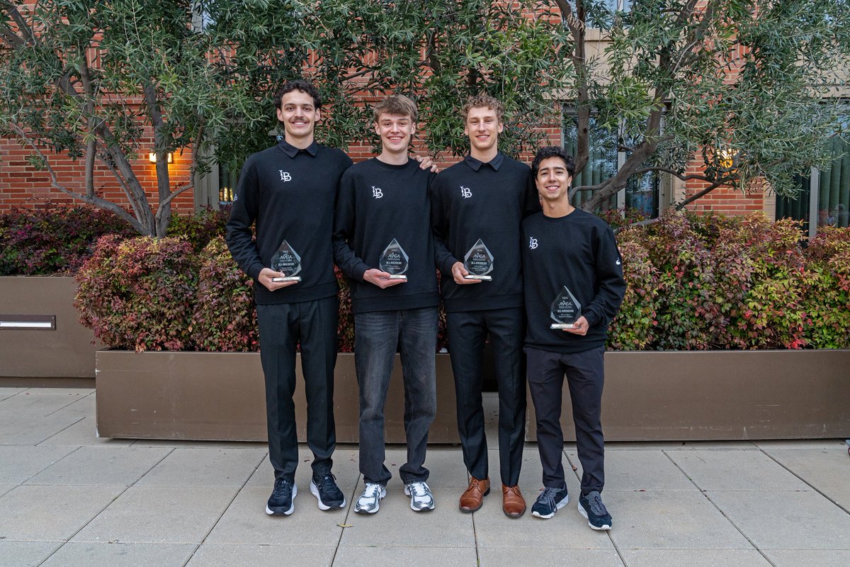 LBSUMVB's tweet photo. Celebrating our @AVCAVolleyball All-Americans at the NCAA Men’s Volleyball Championship Banquet🏅

#GoBeach | #LongBeachBuilt https://t.co/IBCLxDiY0X