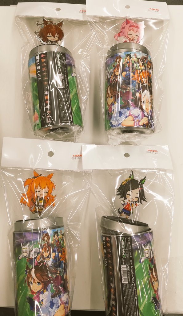 入荷情報】 ウマ娘 缶アクリルスタンド アグネスタキオン ハルウララ
