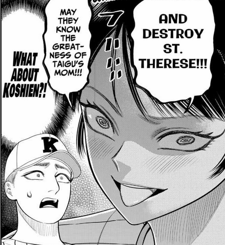 optimalswiping's tweet photo. Imagine a mother coaching a rival team and wanting to destroy her own son's team.

#baseball #manga #strikeoutpitch #milf #夏の甲子園 https://t.co/88B0LixOaL