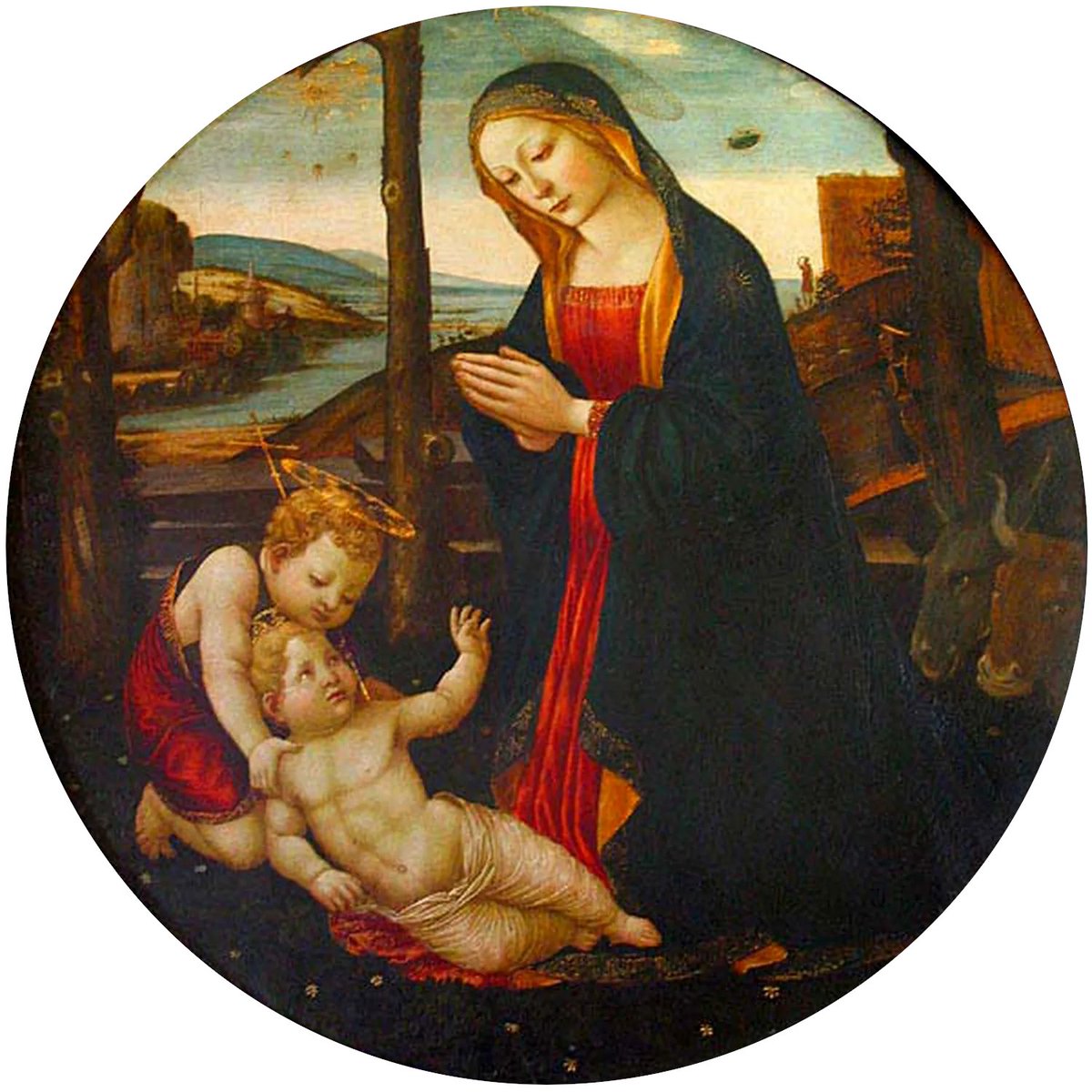 IsraelAnderson's tweet photo. UFOs in Christian art https://t.co/QCVR2TmdPc