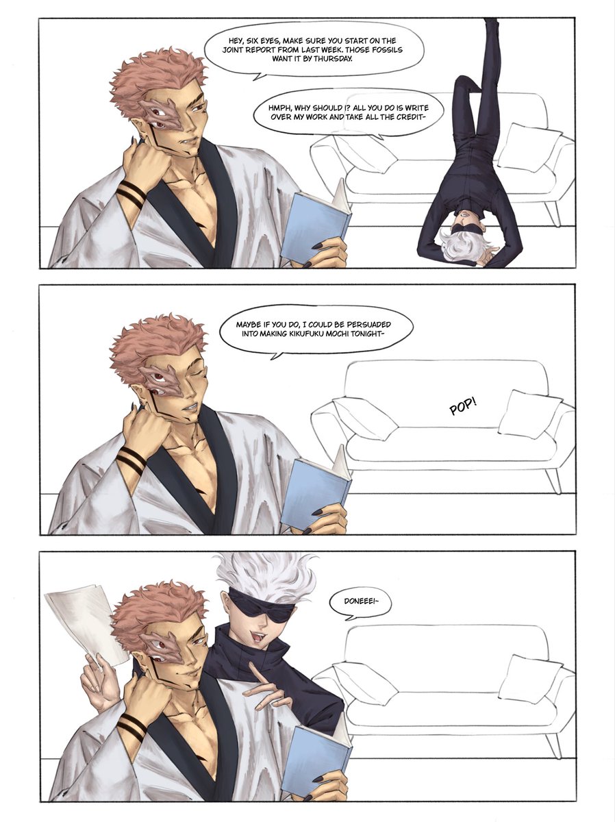 dehloosquared's tweet photo. Sukuna’s pet training 101 #jjk #jujutsukaisen https://t.co/mOskfOjWmU