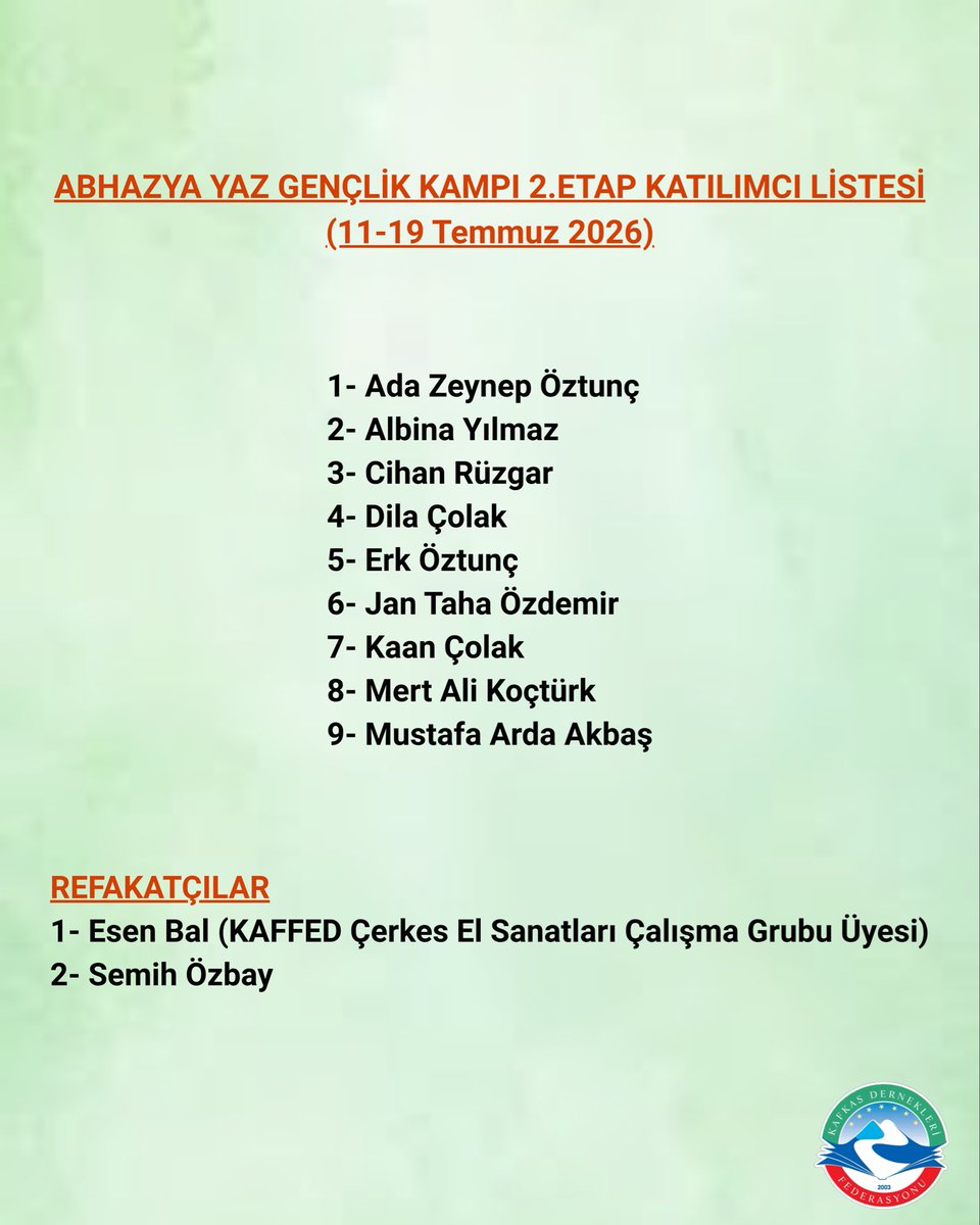 Kafkas Dernekleri Federasyonu tweet media