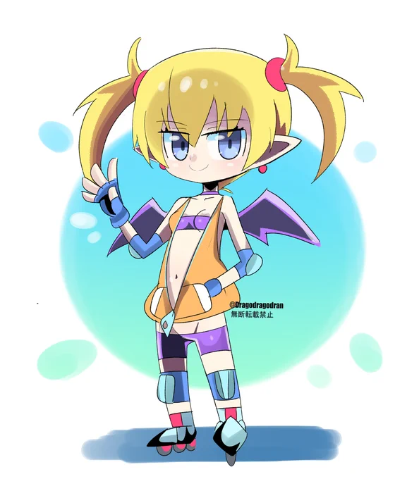 アルカナハート より リリカ ・フェルフネロフ 。 ( Lilica Felchenerow ) #アルカナハート #アルカナハートイラスト部 #格ゲーキャラ描こうぜ