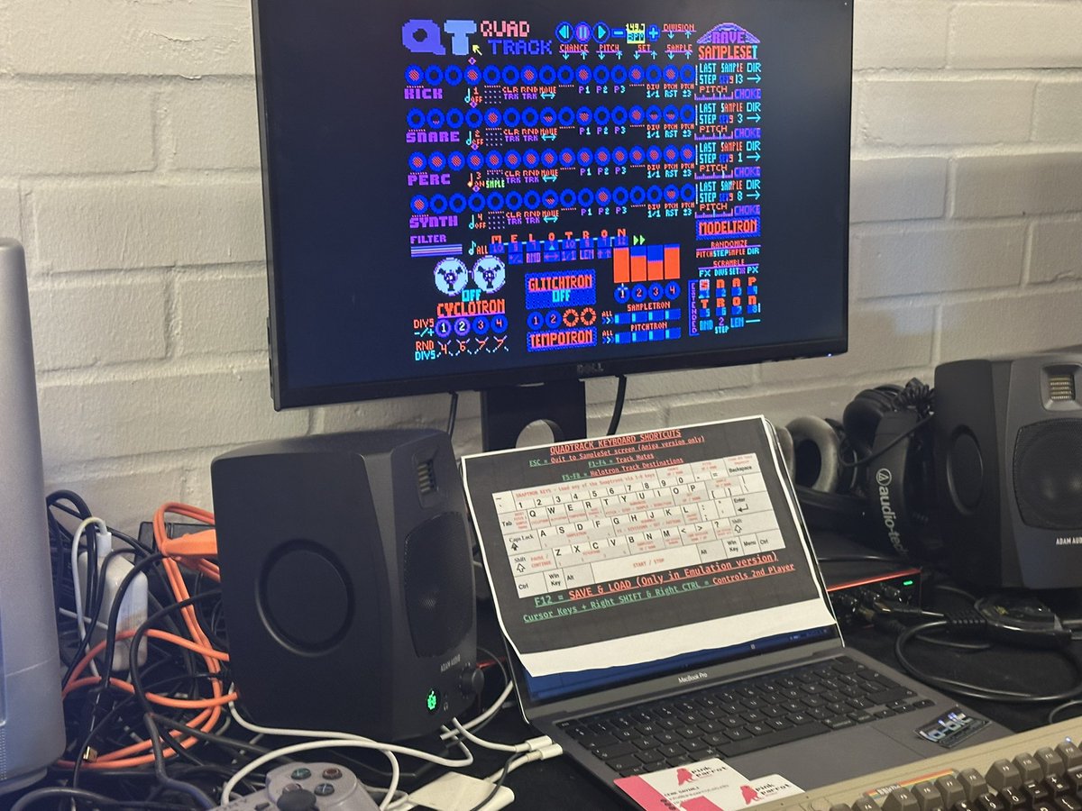 Amiga愛が爆発したグルーヴボックス「Quadtrack」！
驚くことにこれ、現代のPC/Macだけでなく、実機のAmigaでも動く本気仕様。Amiga特有のあのザラついたサウンド質感を活かしつつ、中身は現代的で強力なシーケンサー。レトロフューチャーなUIが胸熱。
#SB26 #Amiga #Quadtrack #Dataline