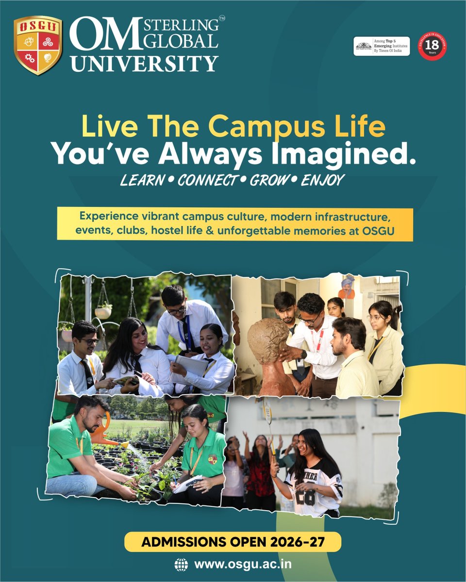 OM Sterling Global University tweet media