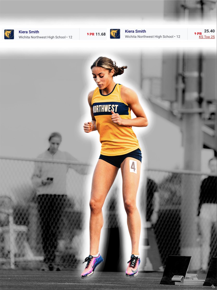 Keeks_smith's tweet photo. 2 new PRs as of today!

11.68 in the 100M and 25.40 in the 200M. Both are new school records. @GoShockersTFXC @KStateTFXC @FriendsUXCTF @SeattleUXCTF @GorillasTrack @Vol_Track @WPUTFXC @DukeTFXC @USC_Track_Field #100M #200M #tracknfield #sprinter https://t.co/Mj2QiRWdiX